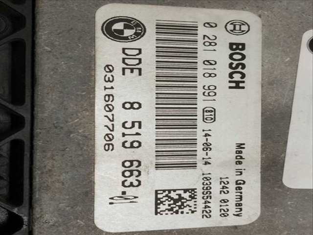 Foto 4ª: Centralita Motor ECU Bmw Mini COOPER D 112CV 82KW [N47C20A] (2014)
