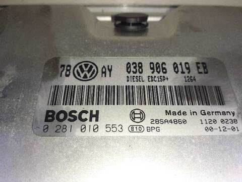 Foto 3ª: Centralita Motor ECU Volkswagen Passat EDITION BERLINA 101CV 74KW [AVB] (2001)
