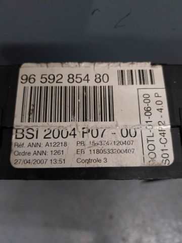 Foto 2ª: Centralita Confort BSI Peugeot 207 1.6 G P207 (2006)