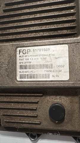 Foto 2ª: Centralita Motor ECU Fiat Punto 1.3 D [199A2000] (2006)
