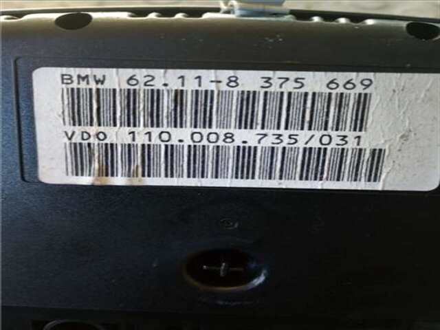 Foto 3ª: Cuadro de Instrumentos Bmw Serie 5 518 2.5 523I [2.5 LTR. - 125 KW 24V CAT] [M52 B25 (25 6 S3)]