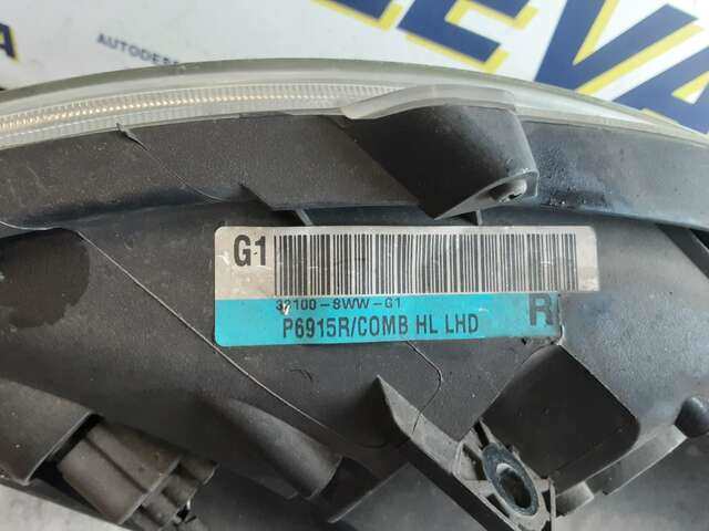 Foto 2ª: Faro Derecho Honda Crv 2.2 CTDI 140CV RE2/4/5/6/7 DESDE MODELO 2007) [N22A2] (2009)