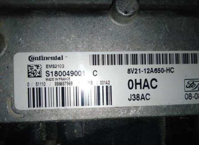Centralita Motor ECU Ford Fiesta 1.6 SPORT [1.6 LTR. - 88 KW 16V TI-VCT CAT]