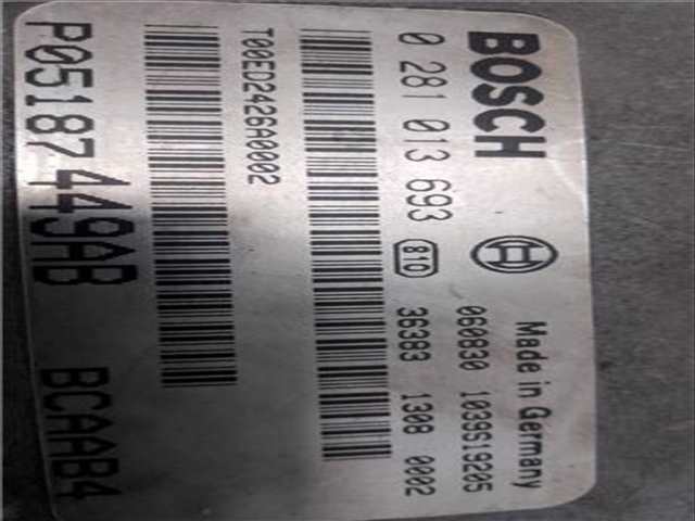 Centralita Motor ECU Dodge Caliber 2.0 S [2 0 LTR. - 103 KW 16V CRD CAT] 140CV