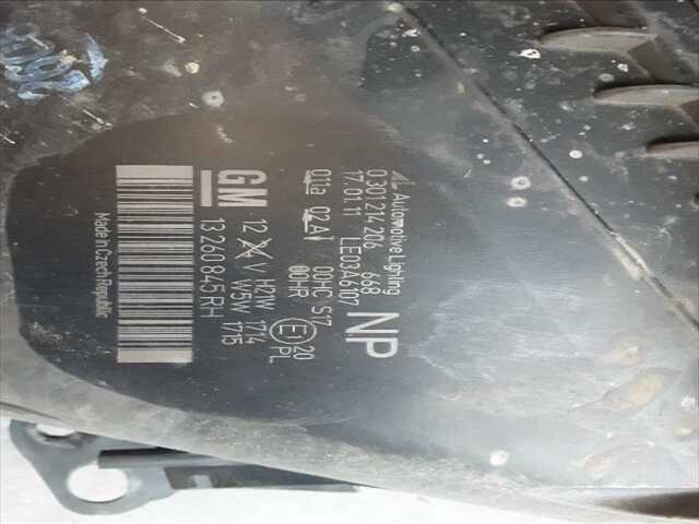 Foto 2ª: Faro Derecho Opel Zafira ZAFIRA B ENJOY 0CV [1910 CC (1.9 LTR) 120CV/88KW [LPM NT4] (Z19DT)] (2006)