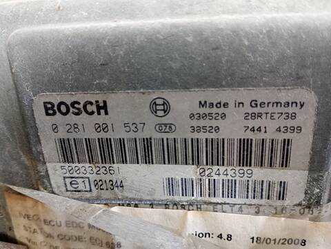 Foto 3ª: Centralita Motor ECU Iveco Daily 29 - L 12 CAJA CERRADA LARGO 116CV 85KW [F1AE0481] (2003)