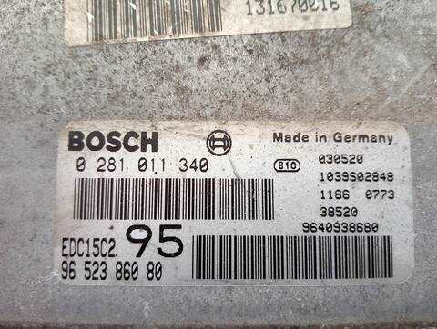 Foto 3ª: Centralita Motor ECU Citroen C5 2.0 HDI 109CV (2001)