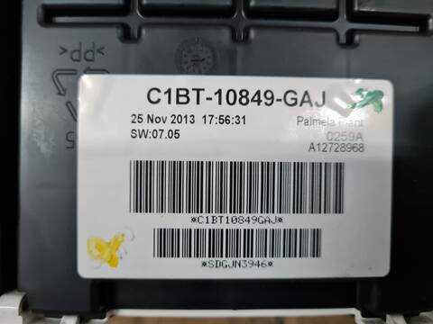 Foto 3ª: Cuadro de Instrumentos Ford Fiesta 1.5 TDCI CAT 75CV 55KW (2013)