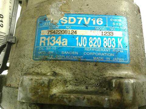 Foto 2ª: Compresor Aire Acondicionado Seat Leon 1.9 TDI 90CV [ALH] (1999)