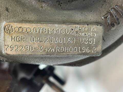 Foto 2ª: Turbocompresor Volkswagen Transporter D T5 TRANSPORTER FURGON COMBI 7E) CAA (2014)