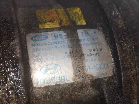 Foto 3ª: Compresor Aire Acondicionado Hyundai Getz G4HD (2002)