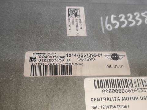 Centralita Motor ECU Mini Mini W10B16A