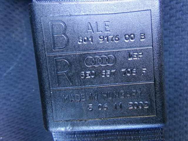 Foto 2ª: Cinturón Delantero Derecho Audi A4 2.0 G 2000-2004 [ALT] (2003)