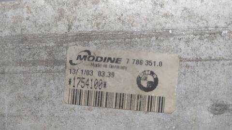 Foto 3ª: Intercooler Bmw Serie 3 315 320D BERLINA 150CV 110KW [204D4] (2003)