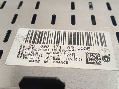 Foto 4ª: Pantalla Multifuncion Renault Megane 1.2 TCE 130 B9MR) HATCHBACK 130CV 97KW IV HATCHBACK B9A/M/N_) [H5F408] (2018)