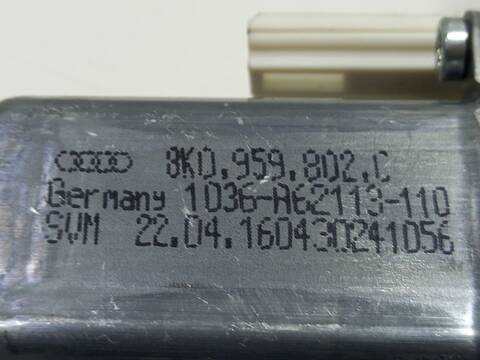 Foto 2ª: Elevalunas Eléctrico Delantero Izquierdo Audi A1 CHZ (2016)