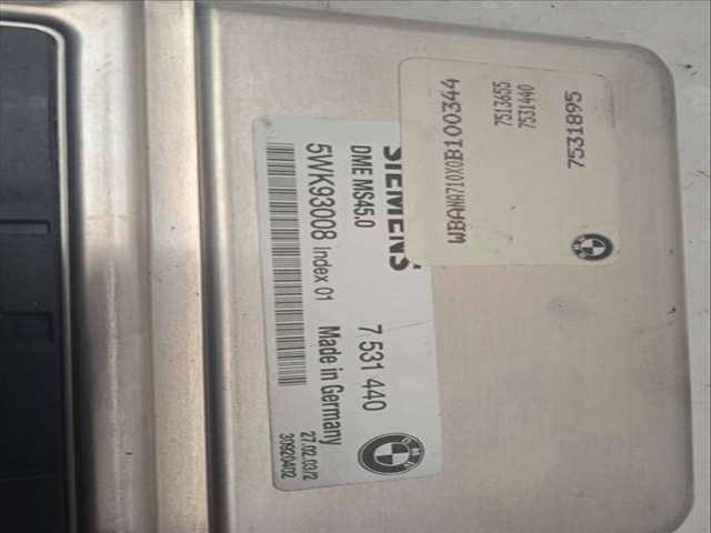 Foto 3ª: Centralita Motor ECU Bmw Serie 5 518 3.0 24V CAT BERLINA 231CV 170KW (2003)