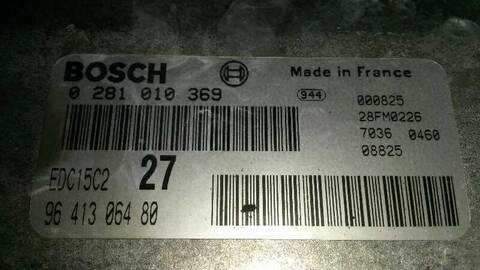 Foto 3ª: Centralita Motor ECU Citroen Xsara 2.0 HDI CAT RHY - DW10TD) BERLINA 90CV 66KW (2001)