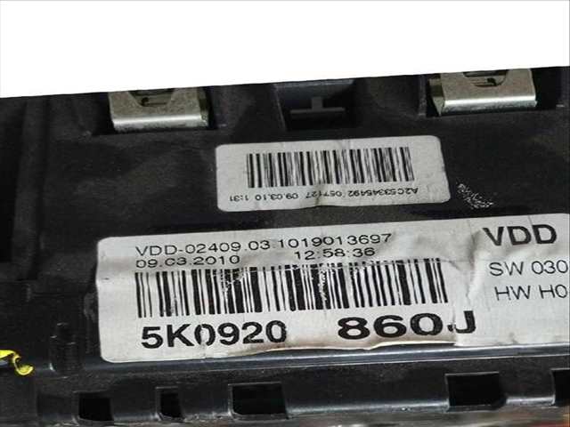 Cuadro de Instrumentos Volkswagen Golf 1.6 TDI 90CV