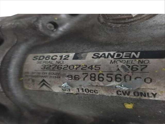 Foto 3ª: Compresor Aire Acondicionado Citroen C1 1.0 (2005)