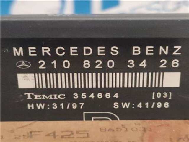 Foto 2ª: Centralita Cierre Centralizado Mercedes Clase E 180 E 220 CDI (210.006) [OM 611.961]