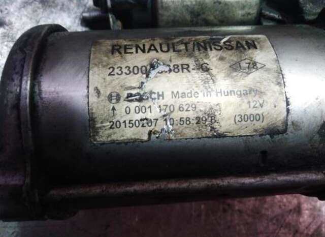 Motor de Arranque Renault Captur 1.5 ADVENTURE [1.5 LTR. - 66 KW DCI DIESEL FAP ENERGY]