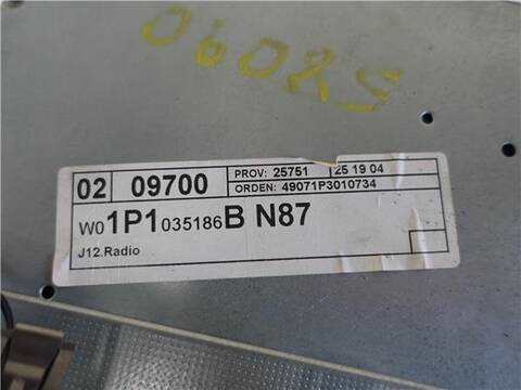 Foto 3ª: Sistema Audio Radio CD Seat Leon 1.9 TDI 105CV 77KW [BXE] (2007)