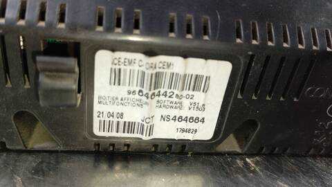 Foto 4ª: Pantalla Multifuncion Peugeot Partner PREMIUM 90CV 66KW [9HX] (2008)
