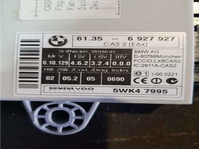 Foto 2ª: Centralita Motor ECU Bmw Serie 5 518 3.0 530I [3.0 LTR. - 170 KW 24V CAT] [M54 306 S3]