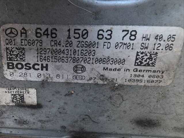Foto 2ª: Centralita Motor ECU Mercedes Sprinter 309/311/313/315 CDI 906.631/633/635/637) FURGON (2007)