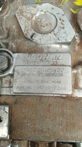 Foto 4ª: Bomba Inyeccion Hyundai Galloper 2.5 D [D/D4BH] (2000)