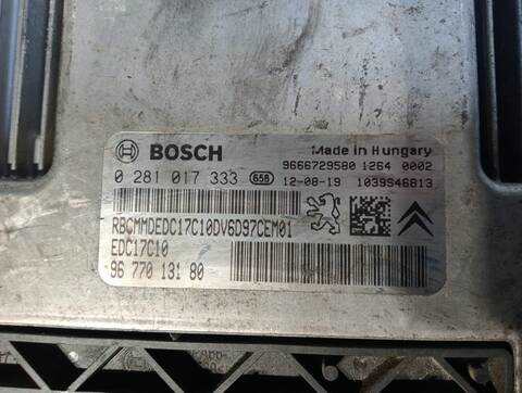 Foto 2ª: Centralita Motor ECU Peugeot 207 CONFORT 1 HDI FAP 90CV (2007)
