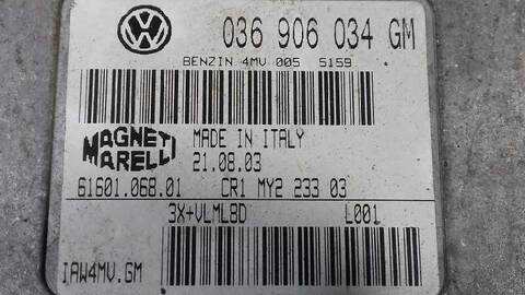 Foto 3ª: Centralita Motor ECU Seat Ibiza COOL 75CV 55KW [BBY] (2003)