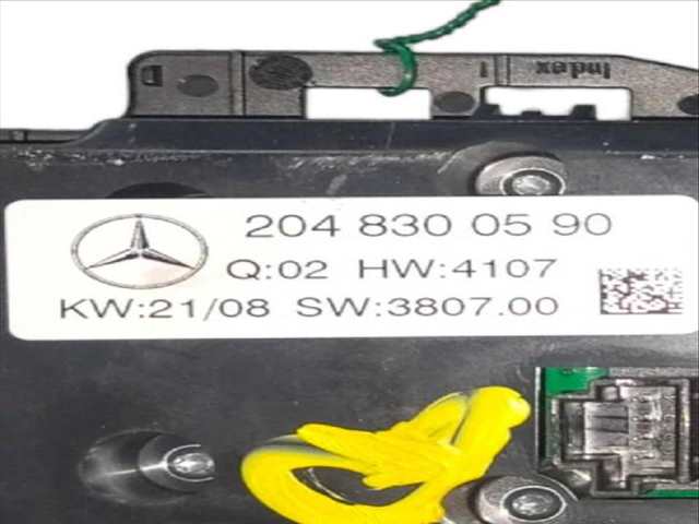 Foto 2ª: Mando Climatizador Mercedes Clase C 160 C 350 CDI 204.022) (2007)