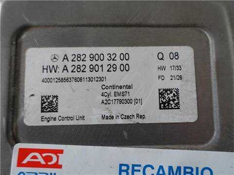 Foto 3ª: Centralita Motor ECU Mercedes Clase A 140 1332 CC PHEV 118 KW [282914] (2021)