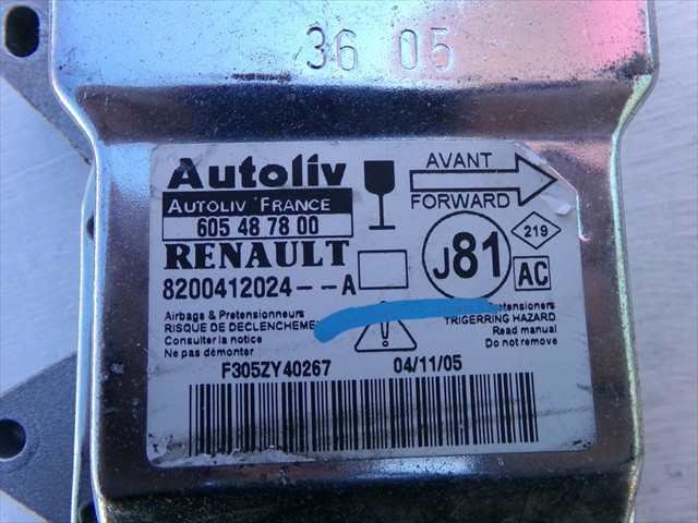 Foto 4ª: Centralita Airbag Renault Espace 2.2 DCI 2002-2015 [G9TJ7] (2006)