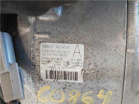 Foto 3ª: Compresor Aire Acondicionado Nissan Qashqai 1.5 ACENTA 110CV 81KW [K9K 636] (2014)