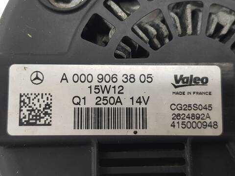 Foto 2ª: Alternador Mercedes Clase C 210 2.1 CDI 170CV [651921] (2014)