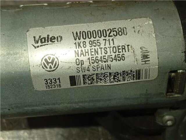 Foto 2ª: Motor Limpia Delantero Volkswagen Scirocco 2.0 TDI 103 KW [2.0 LTR. - 103 KW TDI] [CFHC]