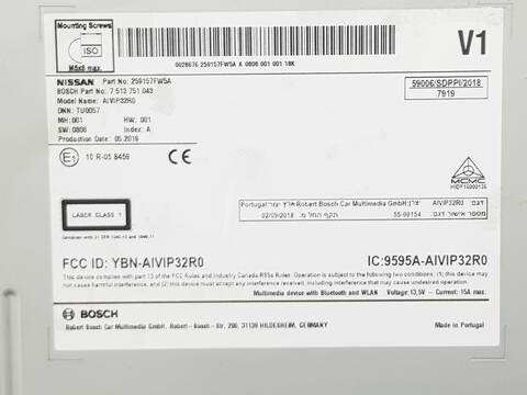 Foto 3ª: Sistema GPS Nissan Qashqai 1.3 16V 159CV 83KW [HR13DDT] (2013)