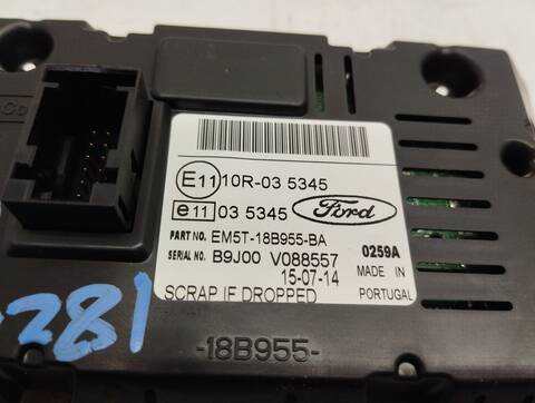 Foto 4ª: Pantalla Multifuncion Ford Focus 1.6 TDCI CAT 95CV 70KW [T3DA] (2014)