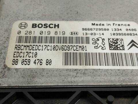 Foto 4ª: Centralita Motor ECU Citroen C Elysee SEDUCTION 92CV 68KW [9H06] (2013)