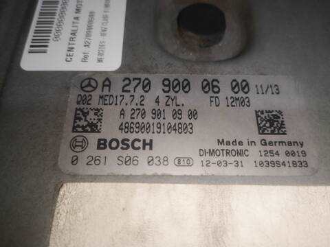 Foto 2ª: Centralita Motor ECU Mercedes Clase B 150 270910 (2012)
