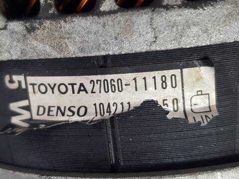Foto 2ª: Alternador Toyota Land Cruiser GX (2010)
