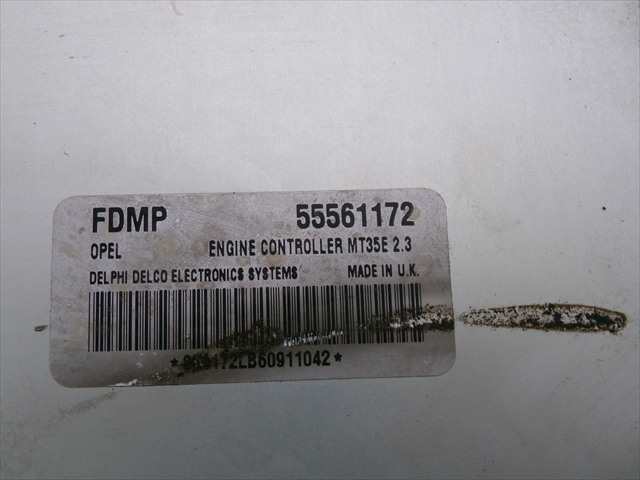 Foto 3ª: Centralita Motor ECU Opel Astra 1.6 G MODELO H, 2003-2010 [Z16XEP] (2007)
