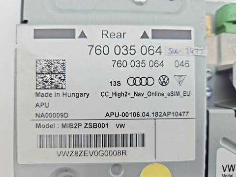 Foto 3ª: Sistema GPS Volkswagen Touareg 3.0 TDI 4MOTION 286CV 210KW [DENA,DPYD] (2021)