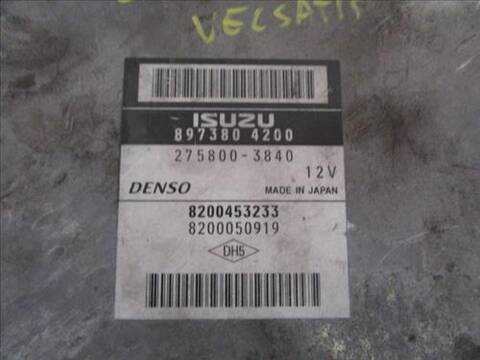 Foto 2ª: Centralita Motor ECU Renault Vel Satis 3.0 DCI BJ0N) 177CV 130KW [D/ P9X A 7] (2002)