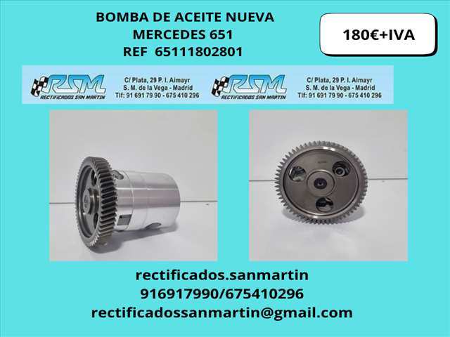 Foto 1ª: Bomba de Aceite Mercedes Sprinter DIESEL [651]
