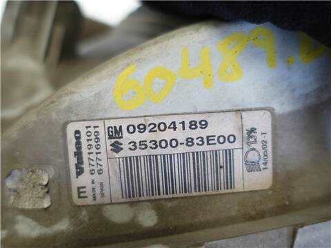 Foto 3ª: Faro Izquierdo Opel Agila 1.2 BASICO 75CV 55KW [Z 12 XE] (2002)