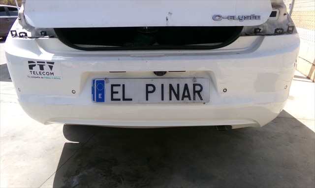 Paragolpes Trasero Citroen C Elysee 1.5 HDI 2017-